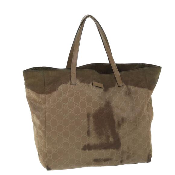 GUCCI GG Canvas Tote Bag Brown - Picture 1 of 12